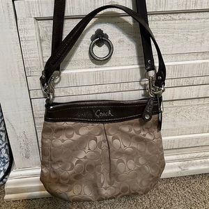 Brown Coach crossbody
